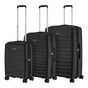Набір валіз 2E Aero (L+M+S), чорні (2E-SPP-AERO-SET3-BK) - зменшене зображення 2