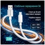 Дата кабель USB 2.0 AM to USB-C 1.0m 3A zinc alloy braided white ColorWay (CW-CBUC098-WT) - зменшене зображення 6