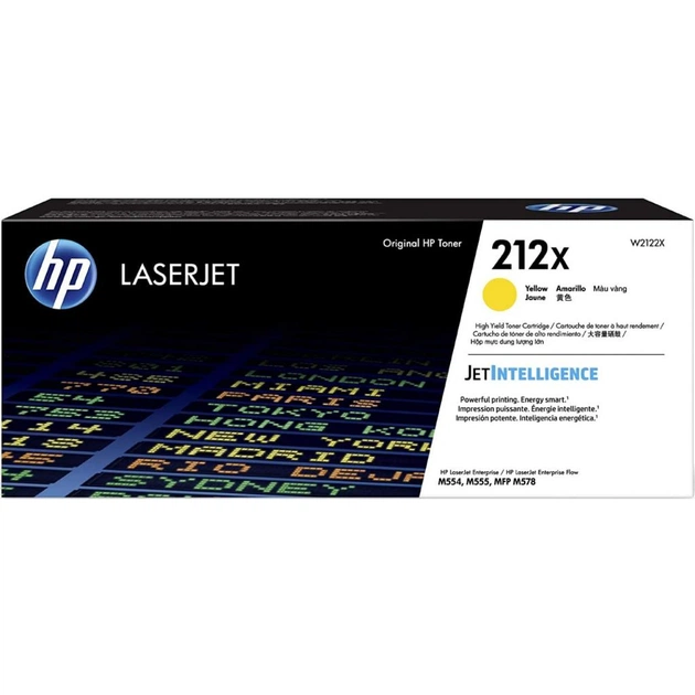 Картридж HP CLJ 212X Yellow 10K (W2122X) - изображение 1