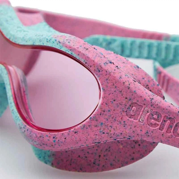 Окуляри для плавання Arena Spider Kids Mask рожевий, бірюзовий 004287-902 (3468336926345) - picture 3