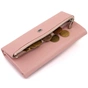 Гаманець ST Leather З кишенею для мобільного Шкіряний Рожевий (19271) - уменьшенное изображение 6