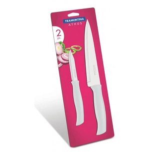 Набір ножів Tramontina Athus 2 шт White (76мм, 178мм) (23099/889) зображення 1