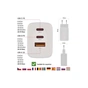 Зарядний пристрій EMOS V05G65 1xUSB-A + 2xUSB-C PD65W GaN (V05G65) - зменшене зображення 5
