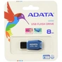 USB флеш накопичувач ADATA 8GB DashDrive UV100 Blue USB 2.0 (AUV100-8G-RBL) - зменшене зображення 3