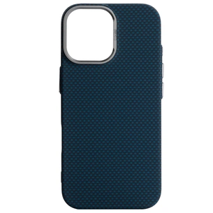 Чохол до мобільного телефона Armorstandart LikeCarbon2 MagCase Apple iPhone 17 Kevlar Dark Blue (ARM88613) зображення 1