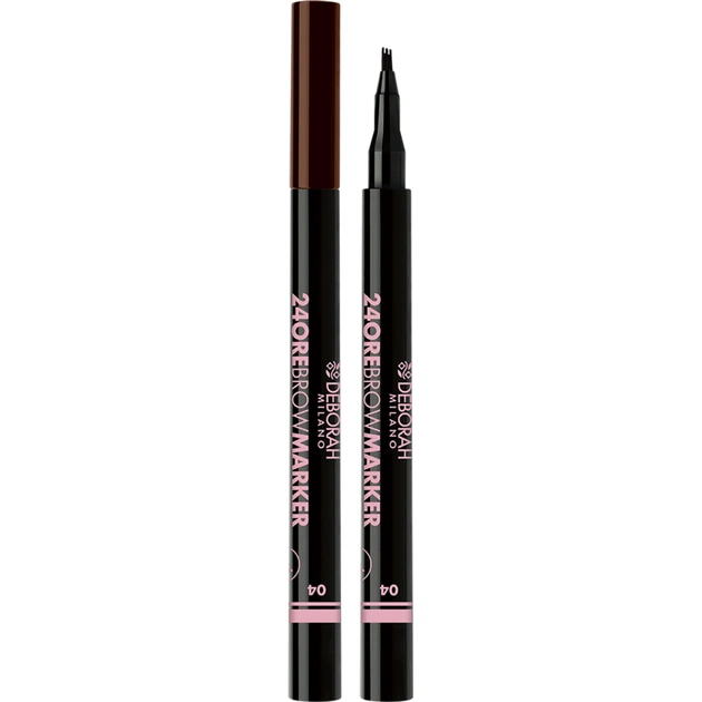 Фломастер для брів Deborah 24Ore Eyebrow Marker 04 - Brunette (8009518343991) - изображение 1