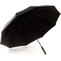 Зонт Krago тростина Soft Black з ручкою із гумовим покриттям (umb-9-001) - уменьшенное изображение 1