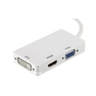 Порт-реплікатор PowerPlant mini Display Port — HDMI, DVI, VGA (3 в 1) (CA910946) - зменшене зображення 3