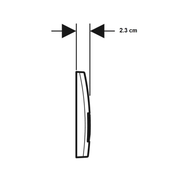 Панель змиву Geberit Delta50 білий (115.119.11.1) - picture 4