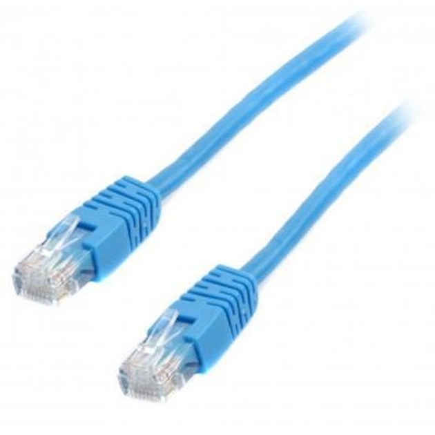 Патч-корд 0.25м UTP cat 6 CCA blue Cablexpert (PP6U-0.25M/B) - изображение 1