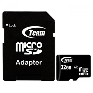 Карта пам'яті Team 32GB microSDHC class 4 (TUSDH32GCL403) зображення 1