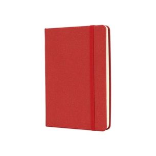 Книга записна Optima А6 MAGIC, тверда обкладинка, гумка, білий блок лінія, червоний (O20388-03) зображення 1