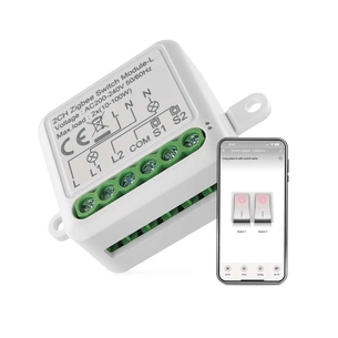 Модуль управління розумним будинком EMOS H5104 ZigBee 3.0 2-Channel (H5104) зображення 1