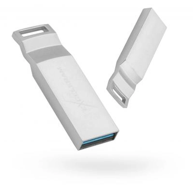 USB флеш накопичувач eXceleram 32GB U2 Series Silver USB 3.1 Gen 1 (EXP2U3U2S32) - зображення 1