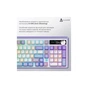 Клавіатура Ajazz AK980 Clear Sky Switch Purple RGB USB/Wireless/Bluetooth UA Purple (AK980-CS-PWB) - зменшене зображення 12