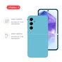 Чохол до мобільного телефона Intaleo Silicone Samsung Galaxy A55 Light Blue (1283126600234) - зменшене зображення 3
