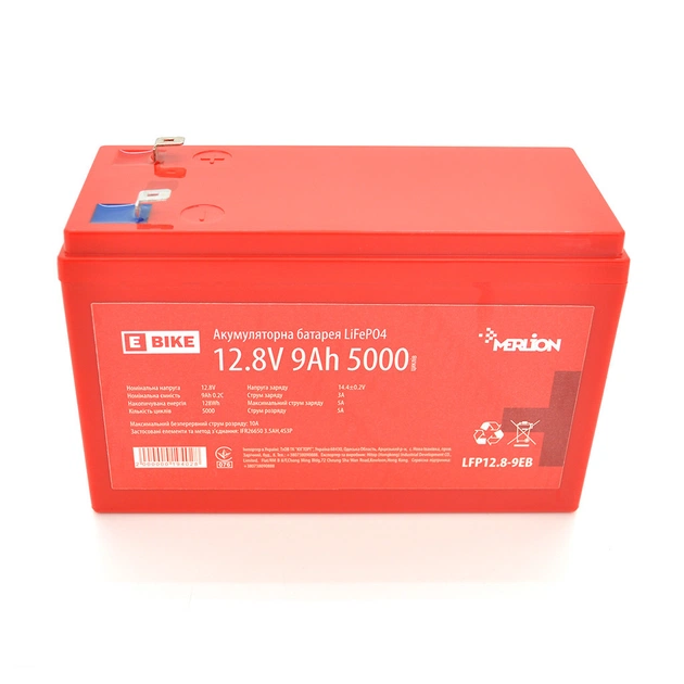 Батарея LiFePo4 Merlion LFP12.8-9EB - зображення 1