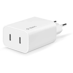 Мережевий зарядний пристрій Ttec SmartCharger Duo PD USB-C 40W White (2SCS27B) зображення 1