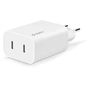 Мережевий зарядний пристрій Ttec SmartCharger Duo PD USB-C 40W White (2SCS27B) - зменшене зображення 1