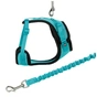 Шлея для котів Trixie Y-Harness 39-60 см/10 мм бірюзова (4057589418906) - зменшене зображення 1