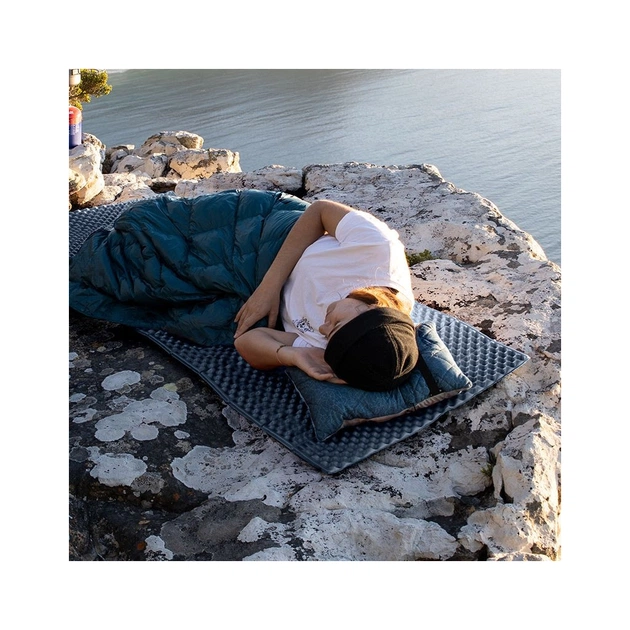 Туристичний килимок Naturehike IXPE CNK2300DZ017 алюмінієва плівка 200 x 65 х 2 см темно-блакитний (6976023923197) - зображення 3