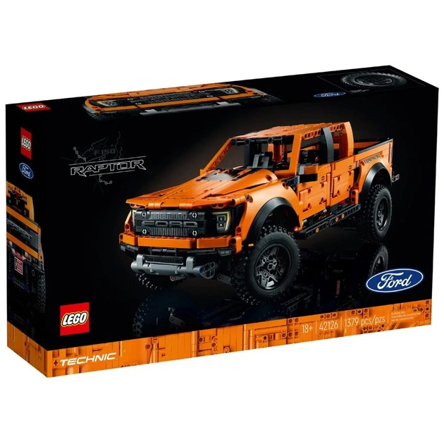 Конструктор LEGO Technic Ford F-150 Raptor 1379 деталей (42126) - изображение 1