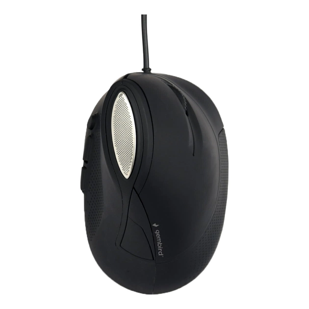 Мишка Gembird MUS-ERGO-03 USB Black (MUS-ERGO-03) - зображення 1