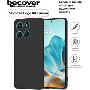 Чохол до мобільного телефона BeCover Motorola Edge 60 Fusion Black (713772) зображення 1