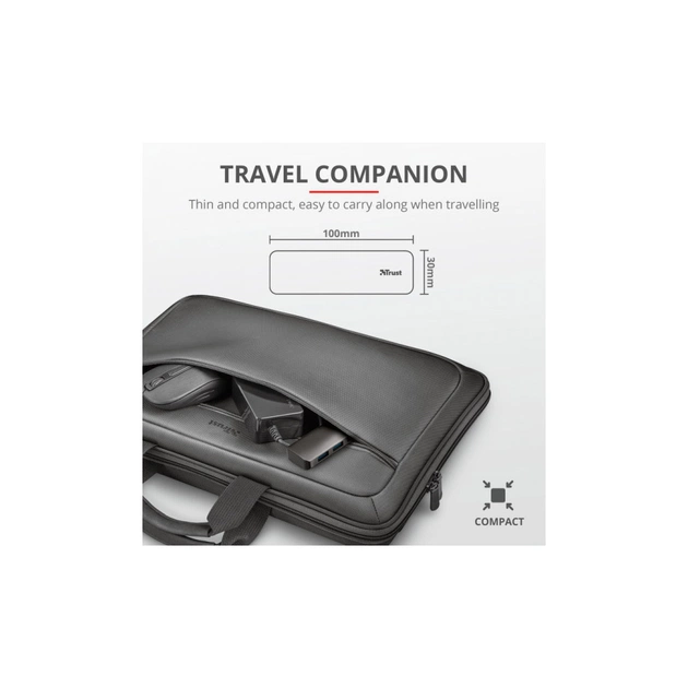 Концентратор Halyx 4-Port USB-A 3.2 Grey Trust (24947_TRUST) - picture 12