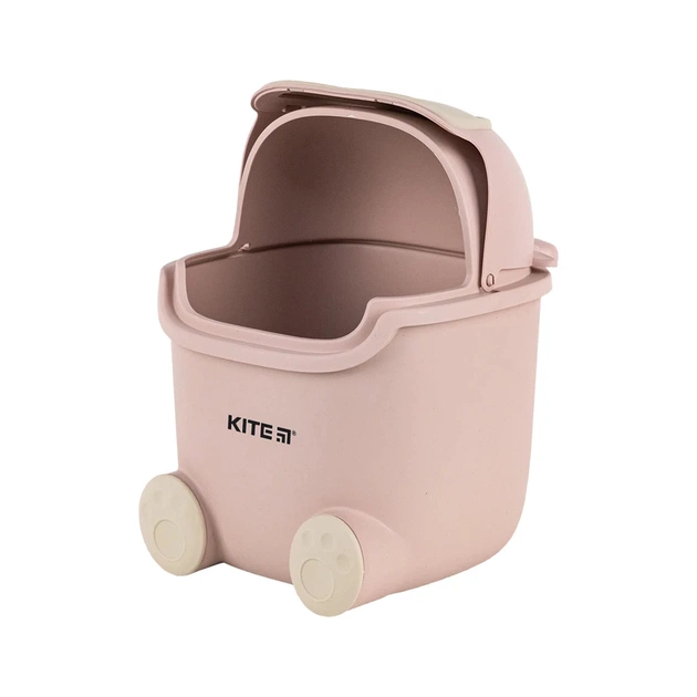 Кошик для паперів Kite Настільний контейнер для сміття, рожевий (K24-009-5) - picture 3
