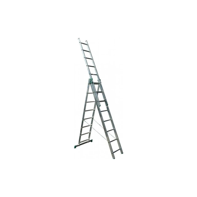 Драбина Werk універсальна трисекційна LZ3208BQ, 3х8 (126213) - зображення 1
