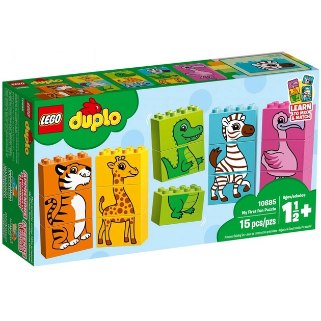 Конструктор LEGO DUPLO Моя перша головоломка 15 деталей (10885) - зображення 1