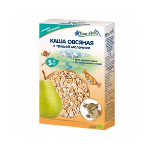 Дитяча каша Fleur Alpine молочна вівсяна з грушею 200 г (4006303632197) зображення 1