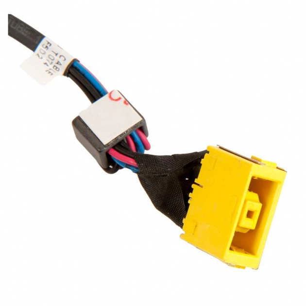 Роз'єм живлення ноутбука з кабелем для Lenovo PJ585 (прямоугольный + center pin), 5-p Универсальный (A49071) - picture 2