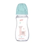 Пляшечка для годування Canpol babies антиколькова EasyStart - Toys з широким отвором 300 мл (35/222_gre) - зменшене зображення 1