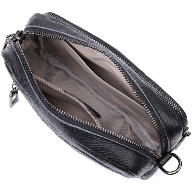 Сумка Vintage З натуральної шкіри Чорна (22634) - зображення 8