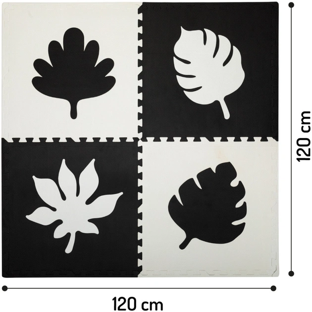 Дитячий килимок MoMi пазл Feli 120 х 120 cм Black (AKCE00028) - picture 5