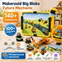 Конструктор Makerzoid Big Bloks - Future Mechanic (Механик будущего) (MKZ-OBK-EC) - уменьшенное изображение 7