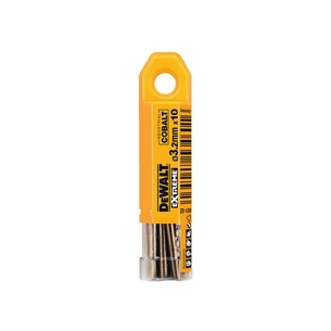 Свердло DeWALT по металу EXTREME INDUSTRIAL COBALT HSS-CO, 3.2 х 65 х 36 мм, 10 шт (DT4921) зображення 1