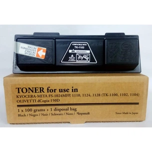 Тонер-картридж Tomoegawa KYOCERA TK-1100+ chip (PY438Y.101) зображення 1