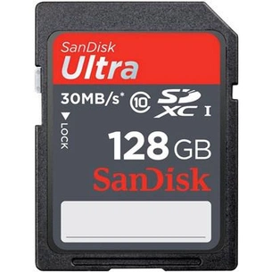 Карта пам'яті SanDisk 128Gb SDHC Ultra Class 10 UHS-I (SDSDU-128G-U46) зображення 1