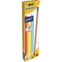 Олівець графітний Bic Evolution Stripes HB, з гумкою (bc8960342) - уменьшенное изображение 1