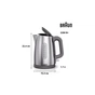 Електрочайник Braun WK 1500 GY - уменьшенное изображение 4