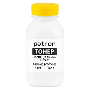 Тонер HP HCS-T, 100 г, yellow Patron (PN-HCS-T-Y-100) зображення 1