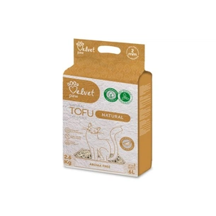 Наповнювач для туалету Velvet Paw TOFU без запаху (2 мм) 2.6 кг (TOF70052) зображення 1