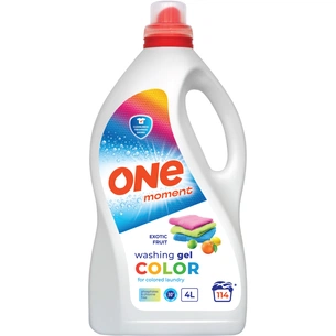 Гель для прання One Moment Color Exotic Fruit 4 л (4820096036914) зображення 1