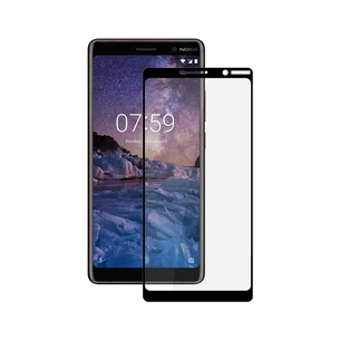 Скло захисне PowerPlant Full screen Nokia 7 Plus, Black (GL605231) зображення 1