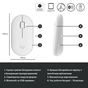 Мишка Logitech M350 Wireless White (910-005716) - зменшене зображення 6