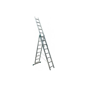 Драбина Werk універсальна трисекційна LZ3208BQ, 3х8 (126213) зображення 1