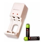 Зарядний пристрій для акумуляторів Verbatim Compact Charger EU Plug + 2*ААА (49944) - зменшене зображення 2